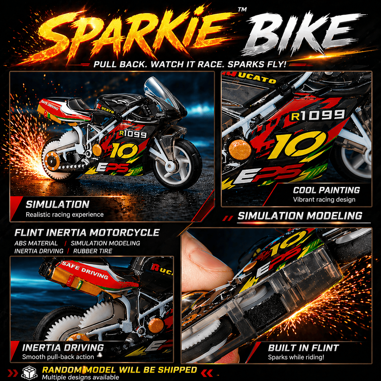 Sparkie™ Fire Bike (8 Pcs Remaining)